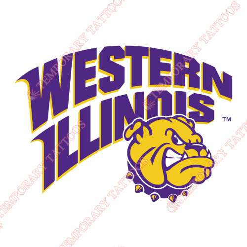 Western Illinois Leathernecks Customize Temporary Tattoos Stickers NO.6970